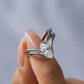 Marquise Cut Moissanite Solitaire Ring | 1CT | Stackable