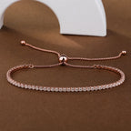 Full Moissanite Tennis Bracelet | 2mm Round | GRA Certified | Gold / Silver / Rose Gold | 925 Sterling Silver
