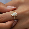 Pear Cut Moissanite Solitaire Ring | 1CT | 925 Sterling Silver