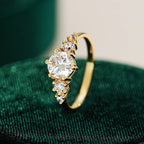 French Light Luxury Moissanite Ring | 1CT | 925 Sterling Silver