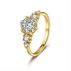 French Light Luxury Moissanite Ring | 1CT | 925 Sterling Silver